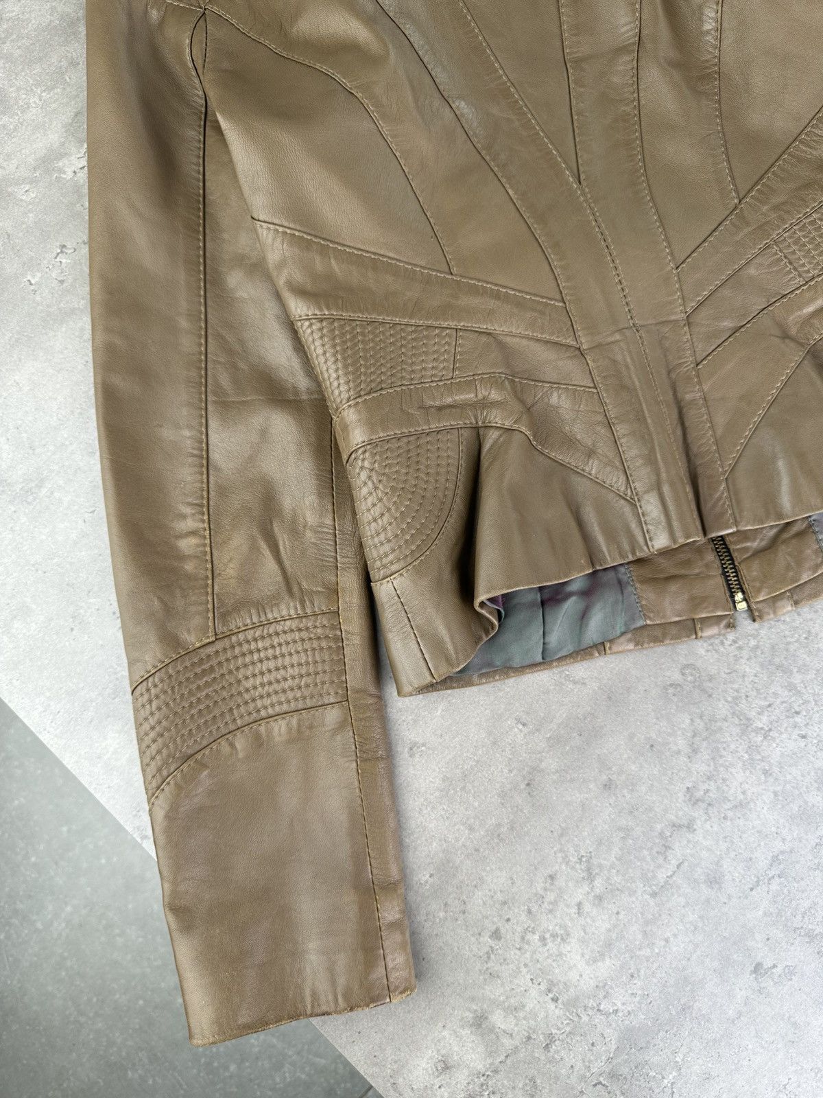 Japanese Brand Vintage Leather Jacket Size S / US 4 / IT 40 - 13 Thumbnail