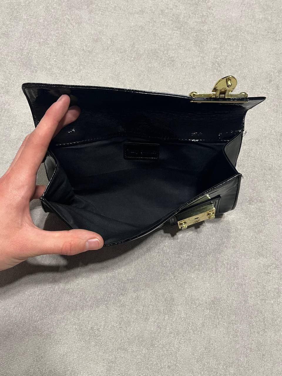 Juicy Couture Juicy Couture Women`s Bag Black Clutch Y2K Handbag Size ONE SIZE - 12 Thumbnail