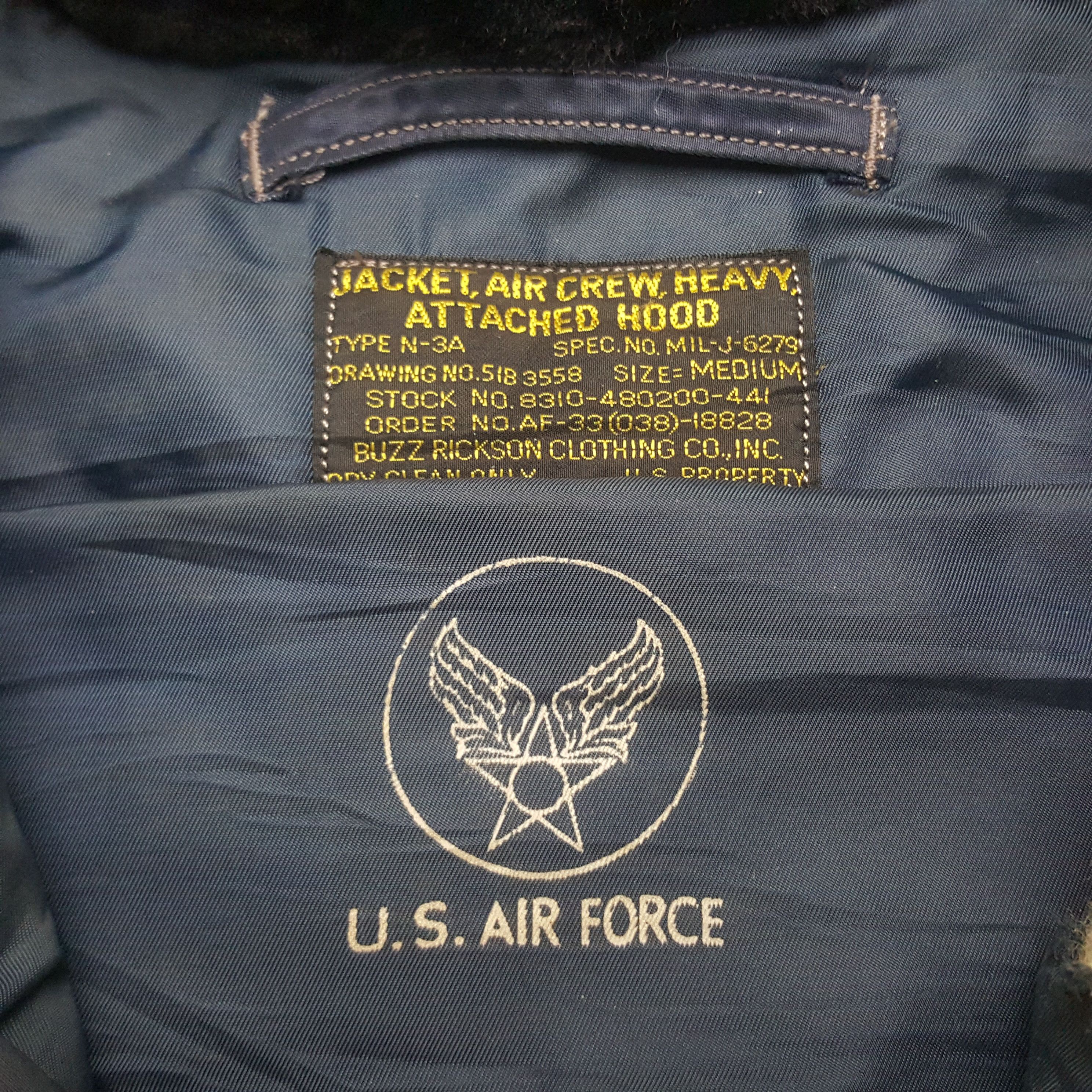 Buzz Rickson's Vintage Buzz Rickson's U.S. Air Force Bombers Jacket C303N11 Size US XL / EU 56 / 4 - 7 Thumbnail