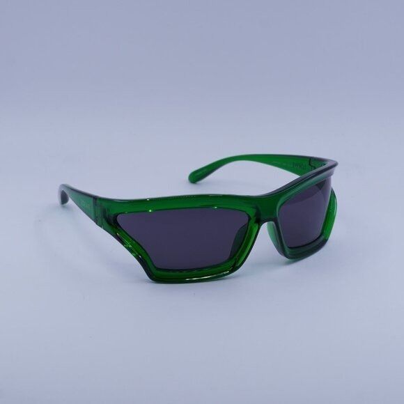 Loewe Loewe LW40143U 98A Sunglasses Transparent Dark Green Shield Size ONE SIZE - 5 Thumbnail