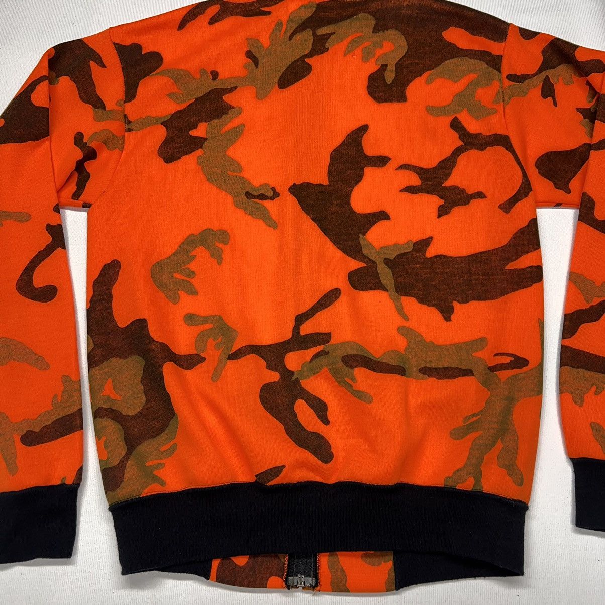 Vintage Ace Sportswear Hoodie Orange Blaze Camo Hooded Sweatshirt Size US M / EU 48-50 / 2 - 12 Thumbnail