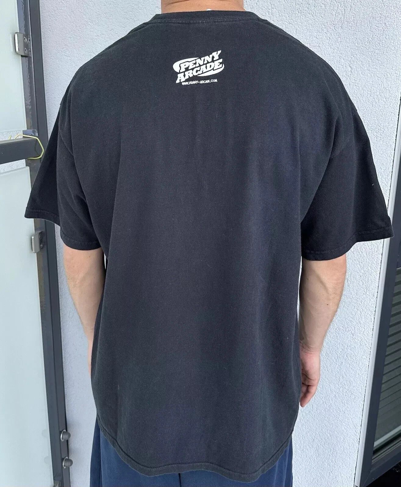 Hanes VINTAGE 2000s PENNY ARCADE PAX FADED SHIRT SKULL GAME PROMO Size US XL / EU 56 / 4 - 2 Thumbnail