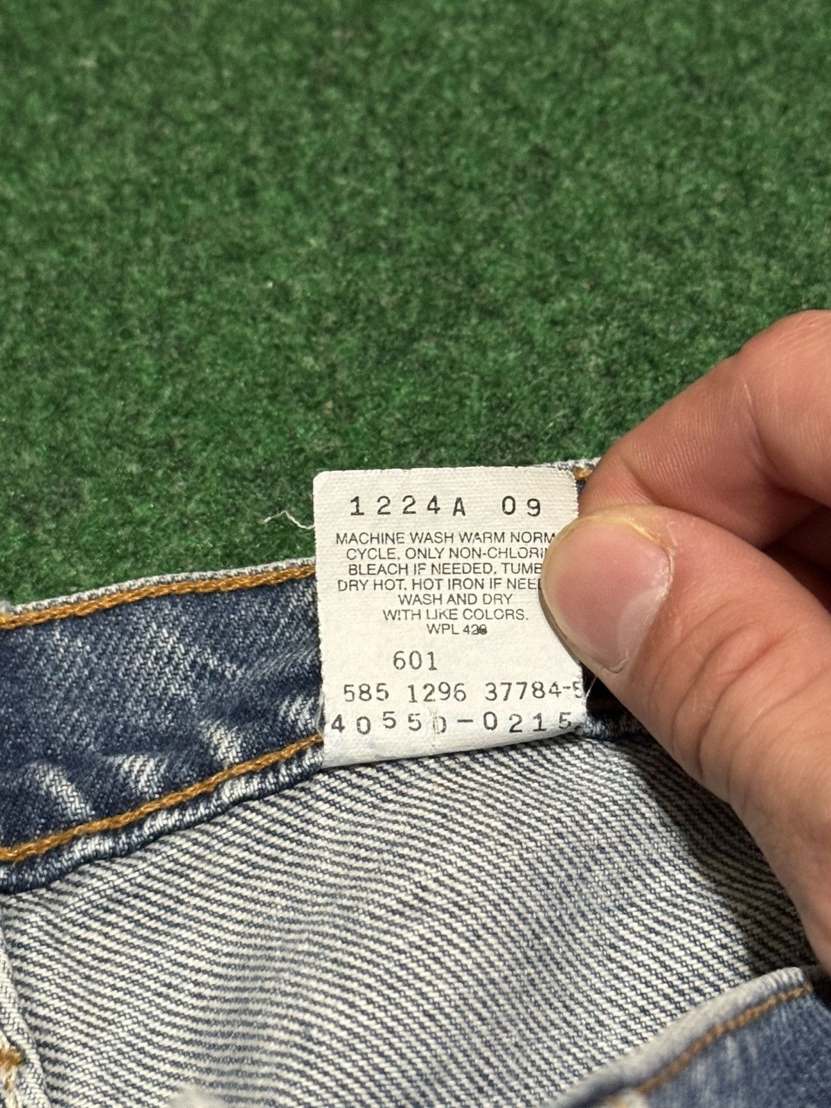 Levi's Vintage Clothing Levis 550 32x32 Relaxed Wide Leg Vintage 90s Grunge Jeans Size US 32 / EU 48 - 5 Thumbnail