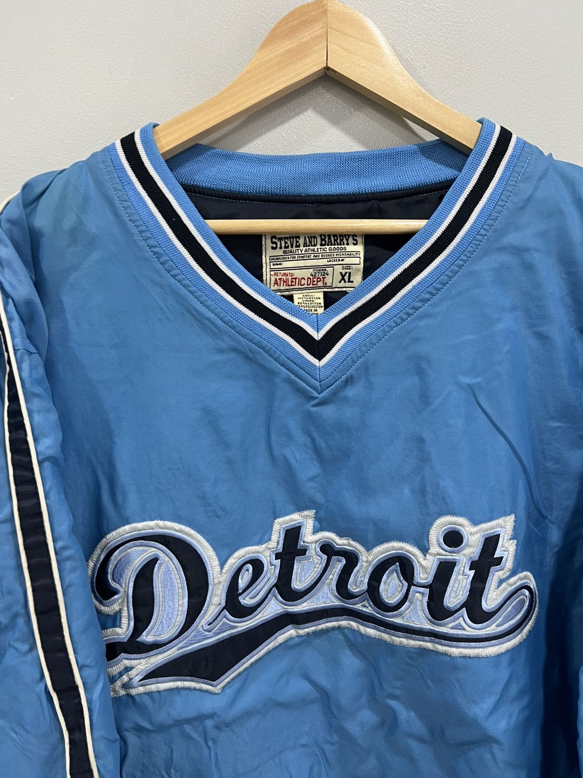 Vintage Vintage Detroit Pullover Jacket spellout Size US XL / EU 56 / 4 - 2 Thumbnail