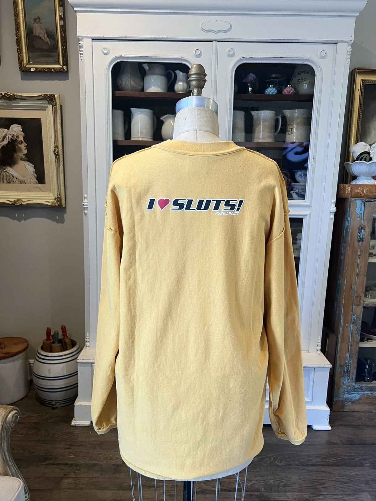 VETEMENTS 18AW BFRND INSIDE OUT スウェット Vetements Vetements 18AW Runway BFRND Inside-Out L/S Tee