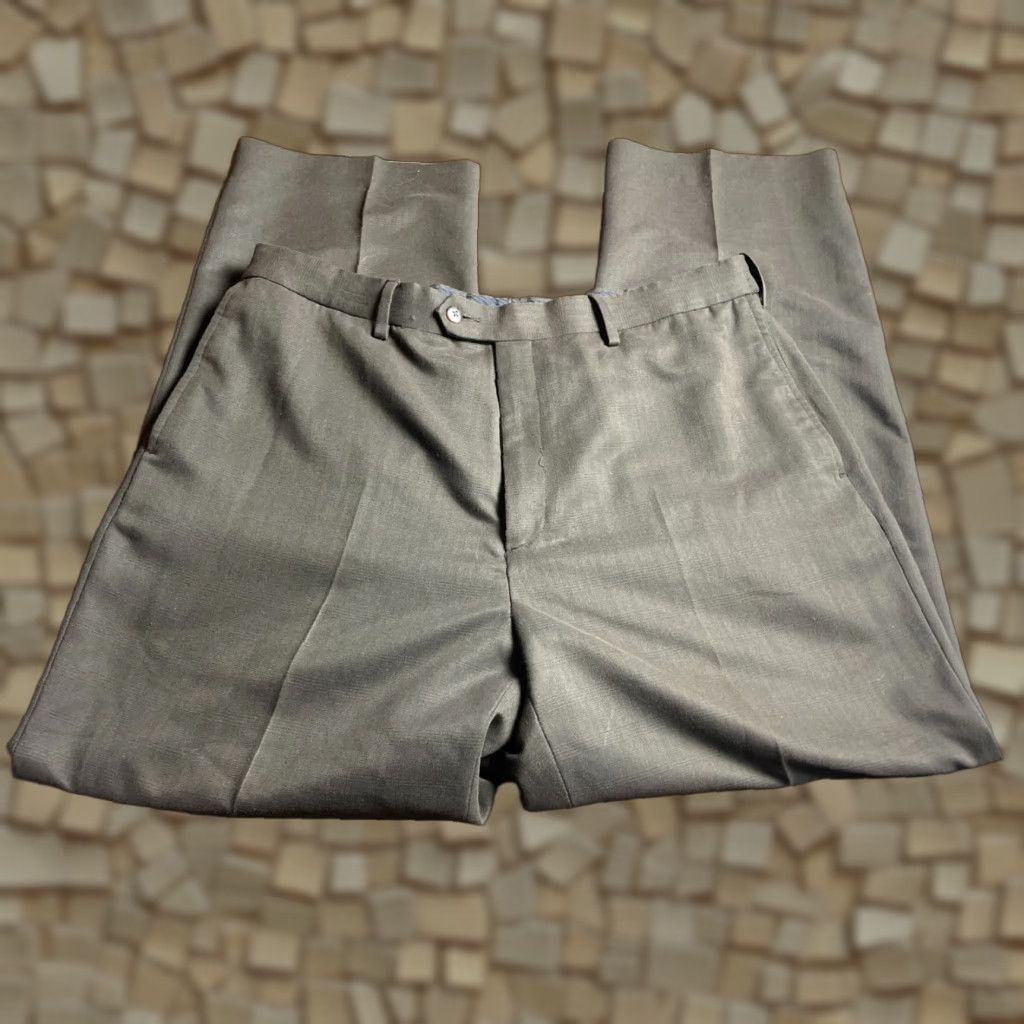 Croft & Barrow Croft & Barrow Pants Mens 36x30 Brown Dress Pants Pleated Size US 36 / EU 52 - 1 Thumbnail