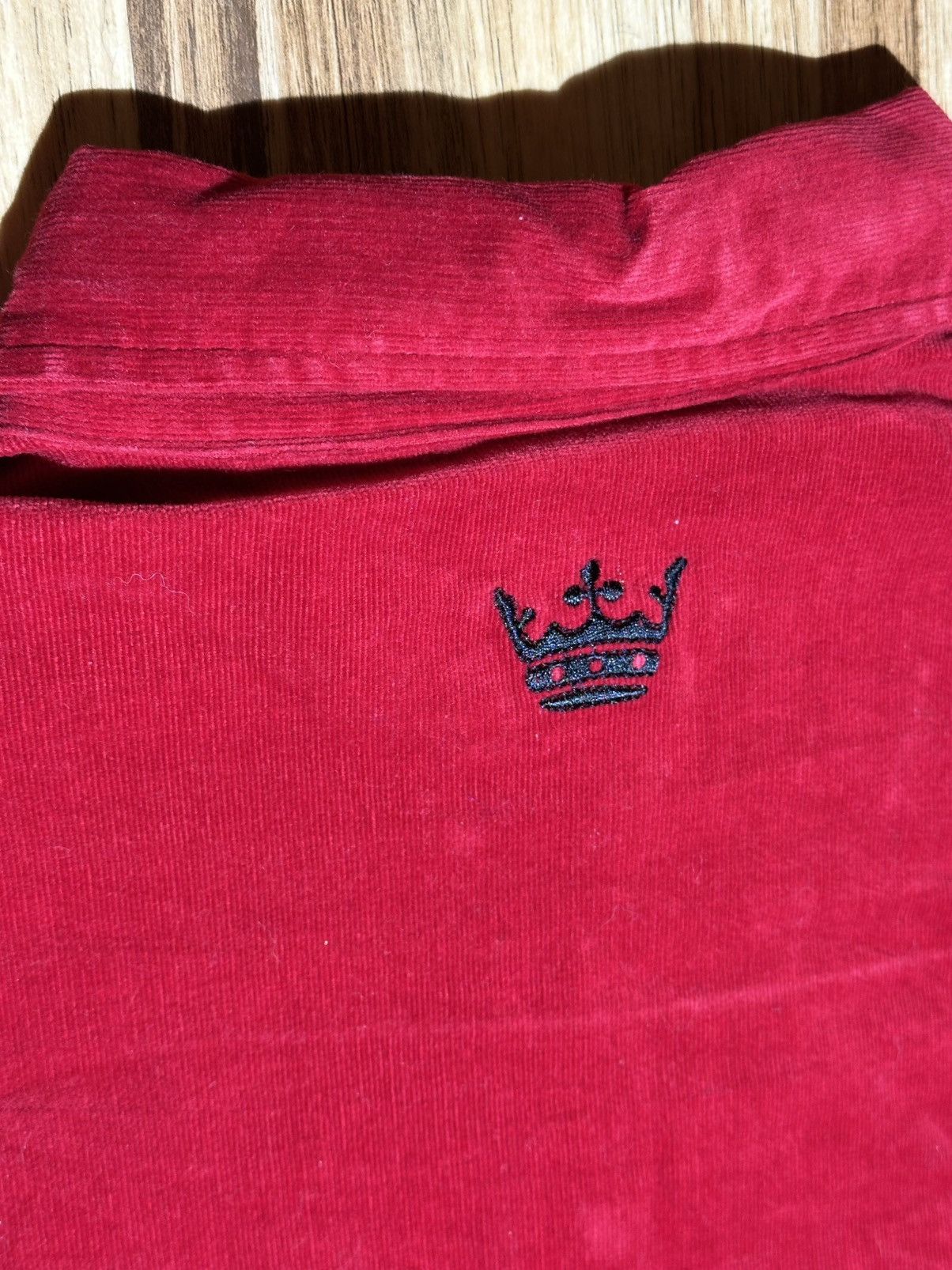 Harley Davidson Harley-Davidson Red Live To Ride Red Velour Point collar Size L / US 10 / IT 46 - 10 Thumbnail