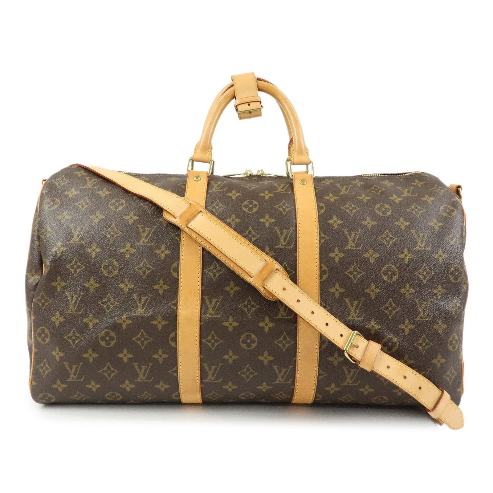 Louis Vuitton Louis Vuitton Monogram Keepall Bandouliere 50 Duffle Bag Size ONE SIZE - 1 Thumbnail