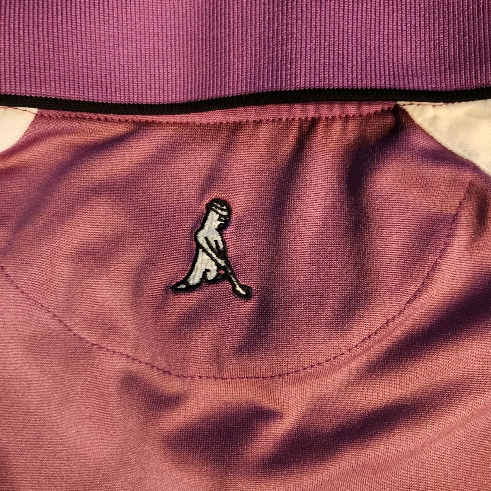 Vintage PING Golf Polo Shirt Men L Purple Pink Performance Short Sleeve Shirt Polo, Striped, Logo, Classic, Sports, Preppy Size US L / EU 52-54 / 3 - 4 Thumbnail
