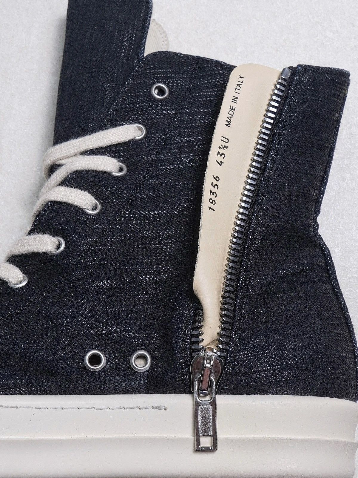 Rick Owens Drkshdw FW19 “So Cunt” Ramones Sneakers Size US 10.5 / EU 43-44 - 5 Thumbnail