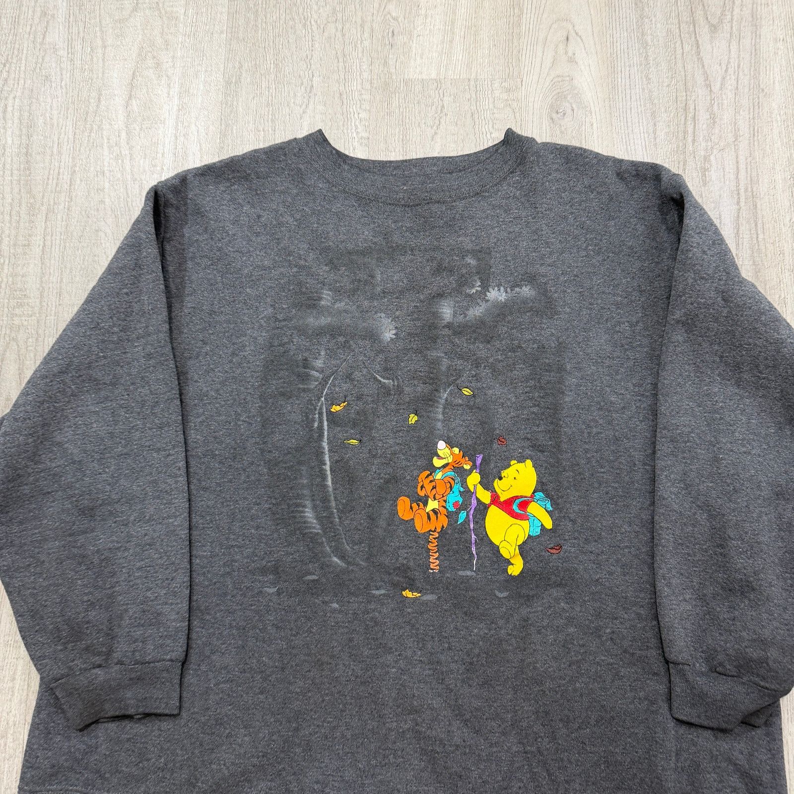 Vintage Vintage Disney Winnie The Pooh Sweatshirt Women's 2XL Gray Size XXL / US 16-18 / IT 52-54 - 2 Thumbnail
