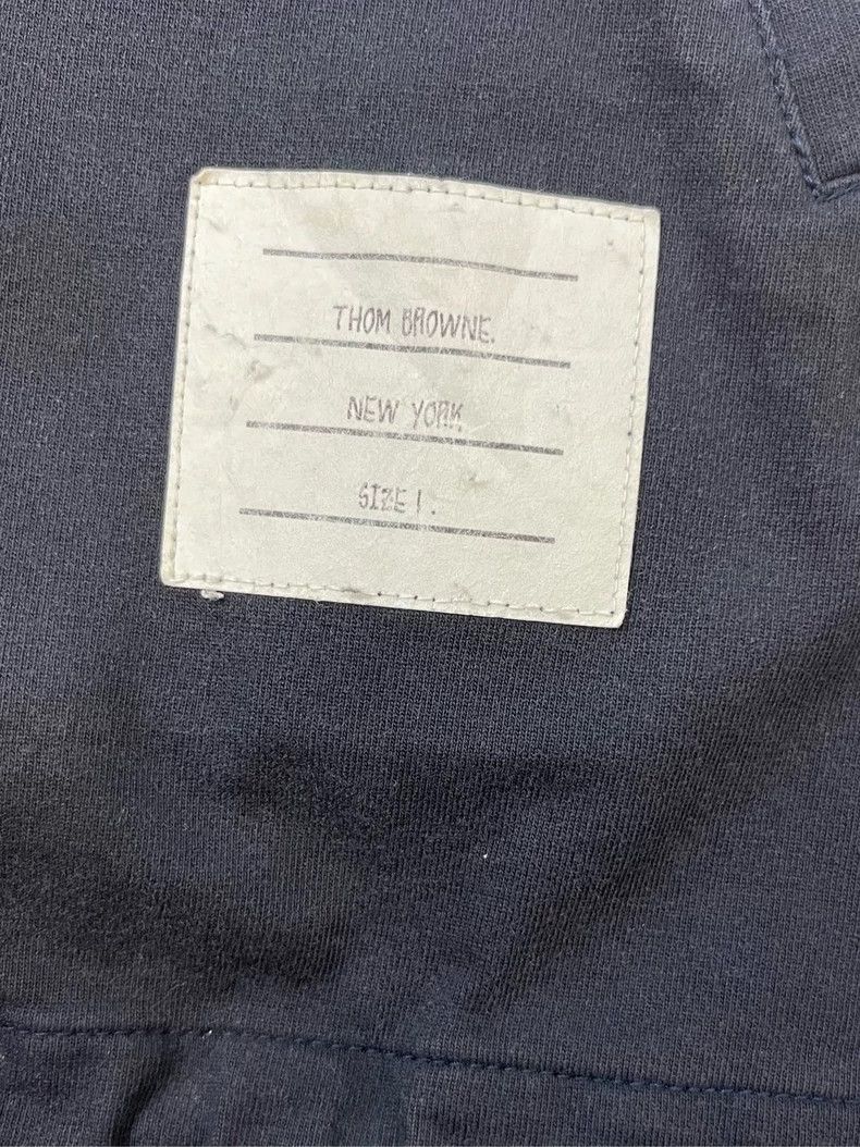 Thom Browne Thom browne Dark blue hem cuff drawstring zipper jacket 250 Size US S / EU 44-46 / 1 - 5 Thumbnail