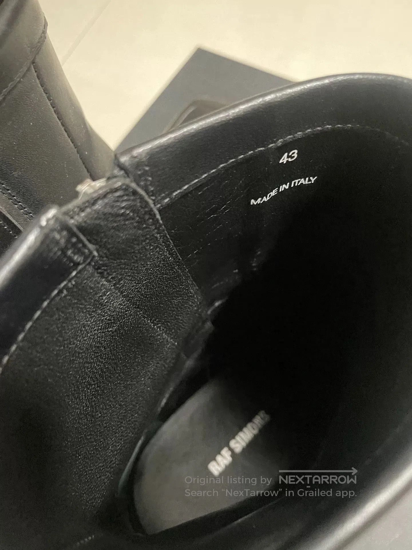 Raf Simons Raf Simons 22FW Square Toe Wedge Ankle Boots. Size US 10 / EU 43 - 5 Thumbnail
