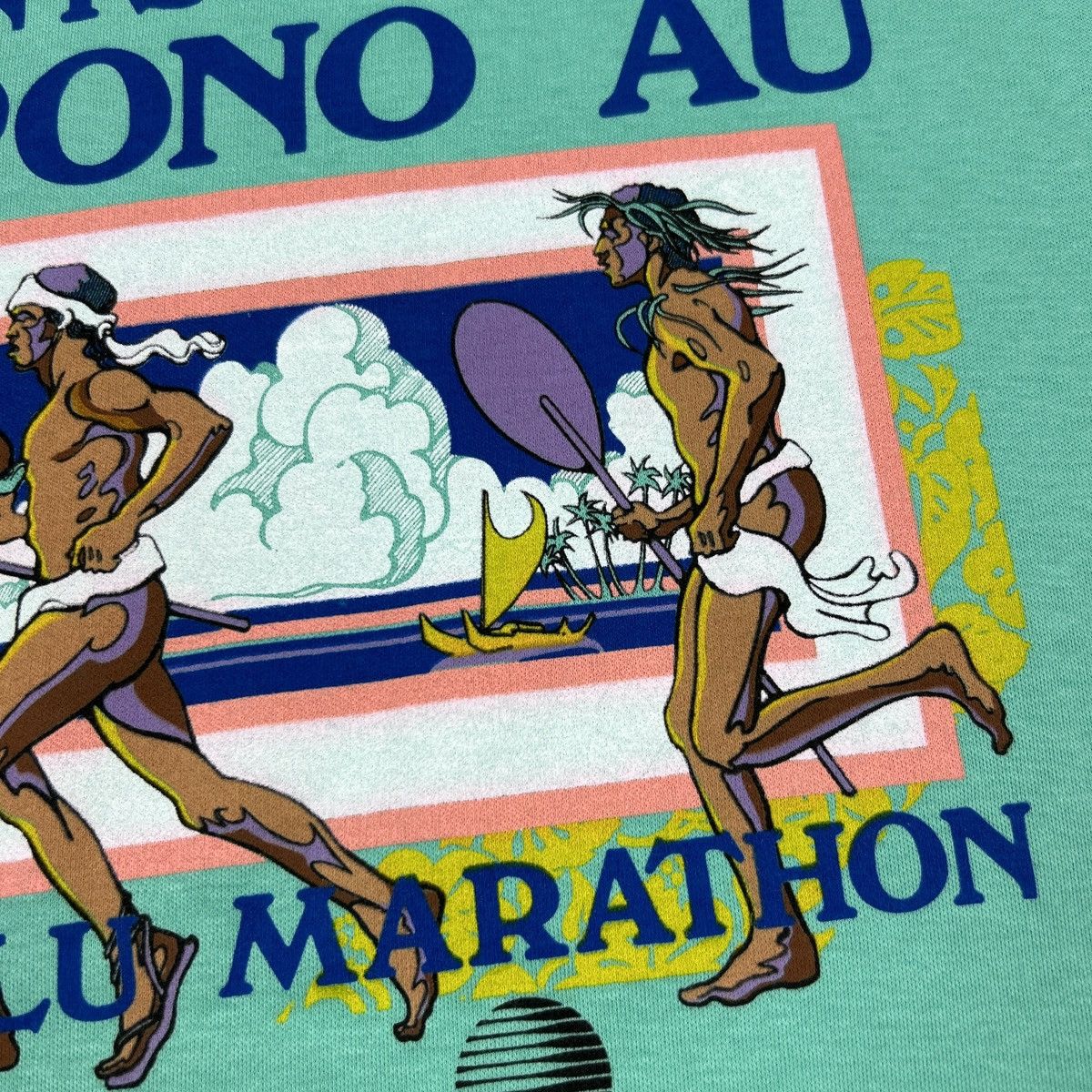 Vintage 1987 Honolulu Marathon Top Size US M / EU 48-50 / 2 - 11 Thumbnail