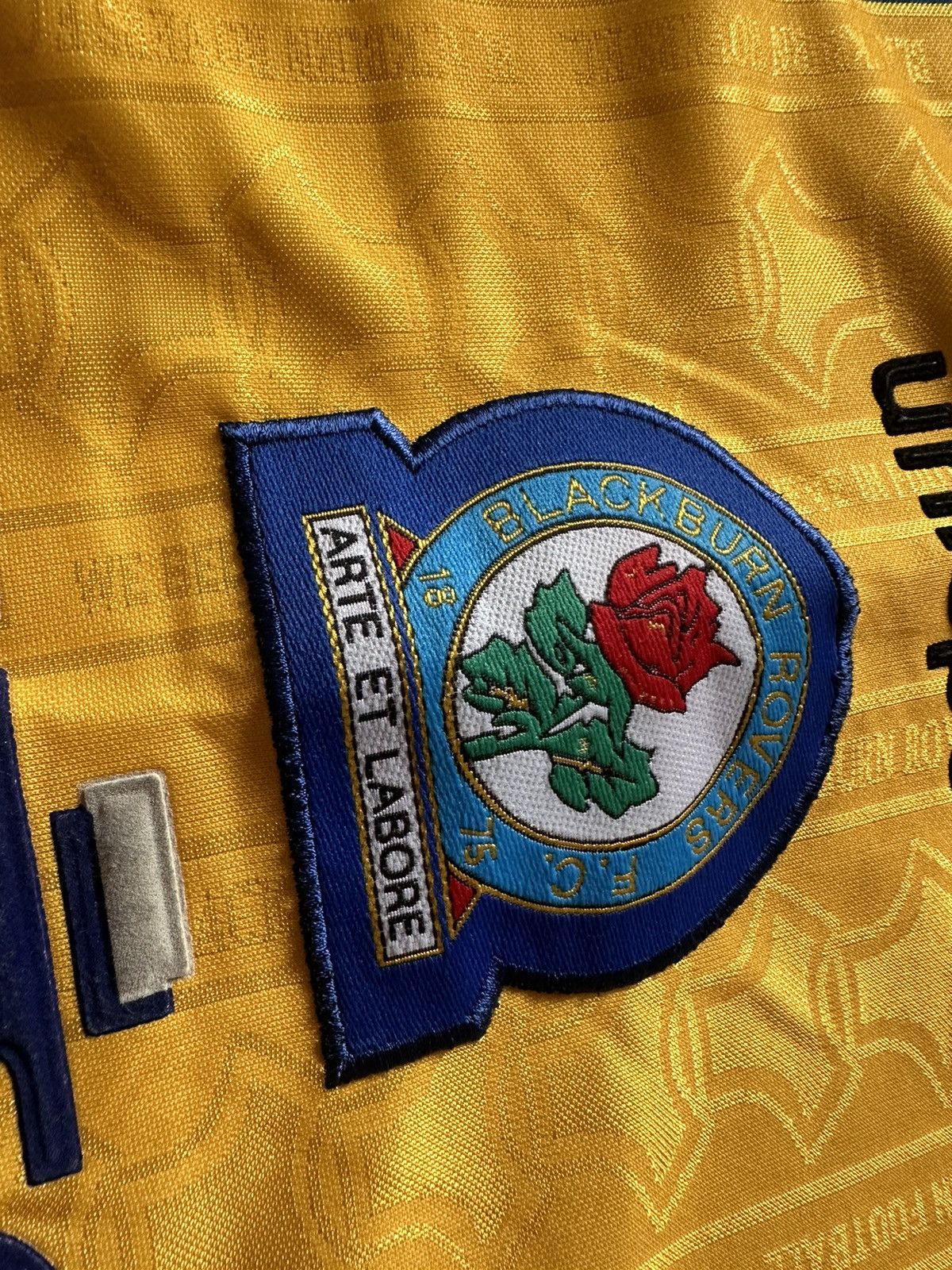 Vintage Vintage Blackburn rovers soccer jersey size M yellow rare Size US M / EU 48-50 / 2 - 5 Thumbnail