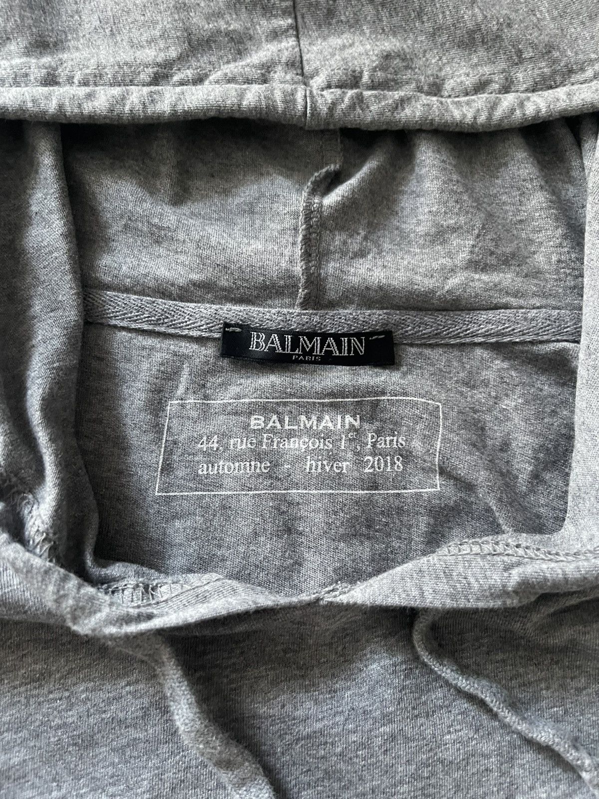 Balmain SS18 balmain paris basic hoodie Size US XXL / EU 58 / 5 - 3 Thumbnail
