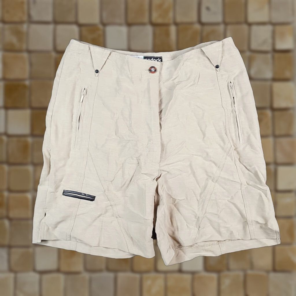 Vintage VINTAGE Jamie Sadock Beige Khaki Lightweight Golf Shorts Women's Size 8 Relaxed Fit Athletic Womens Size 30" / US 8 / IT 44 - 1 Thumbnail
