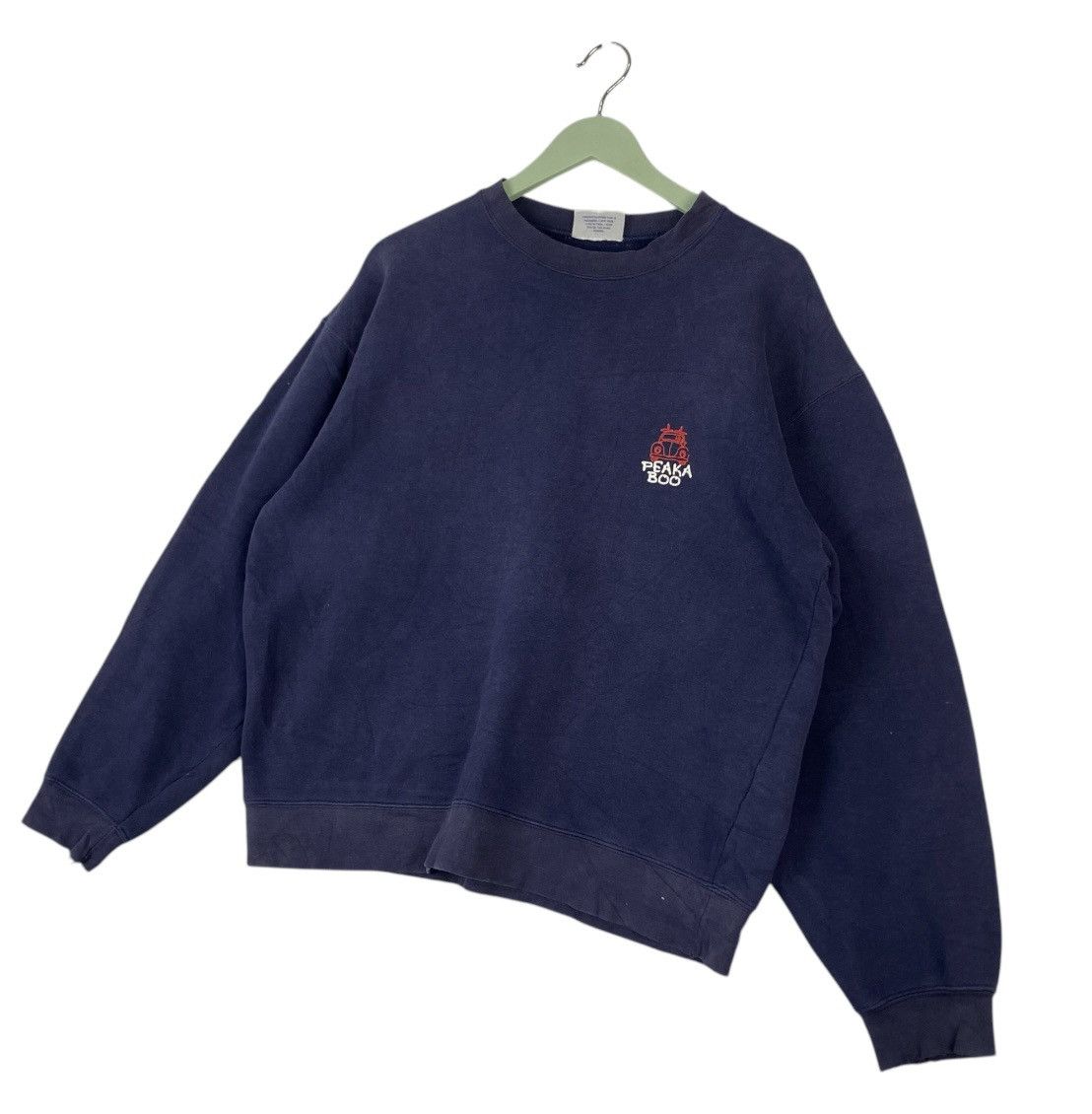 Designer × Vintage Vintage Rare PEAKA BOO Volkswagen Beetle Big Logo Hoodie Size US L / EU 52-54 / 3 - 2 Thumbnail