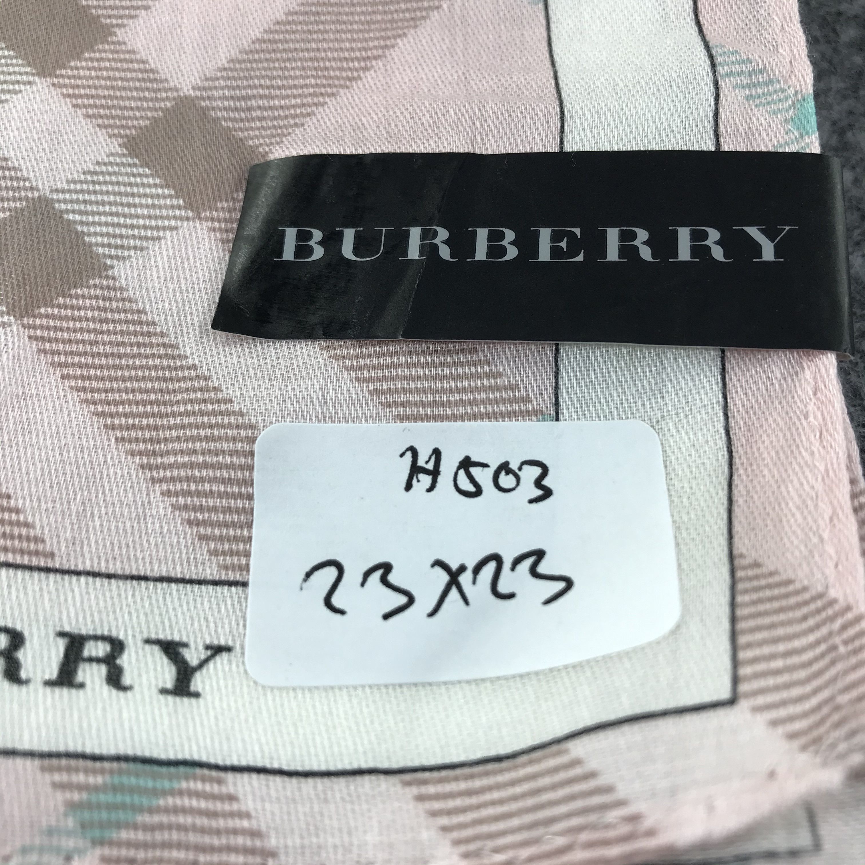 Burberry Burberry Handkerchief Neckerchief Bandana H503 Size ONE SIZE - 9 Thumbnail