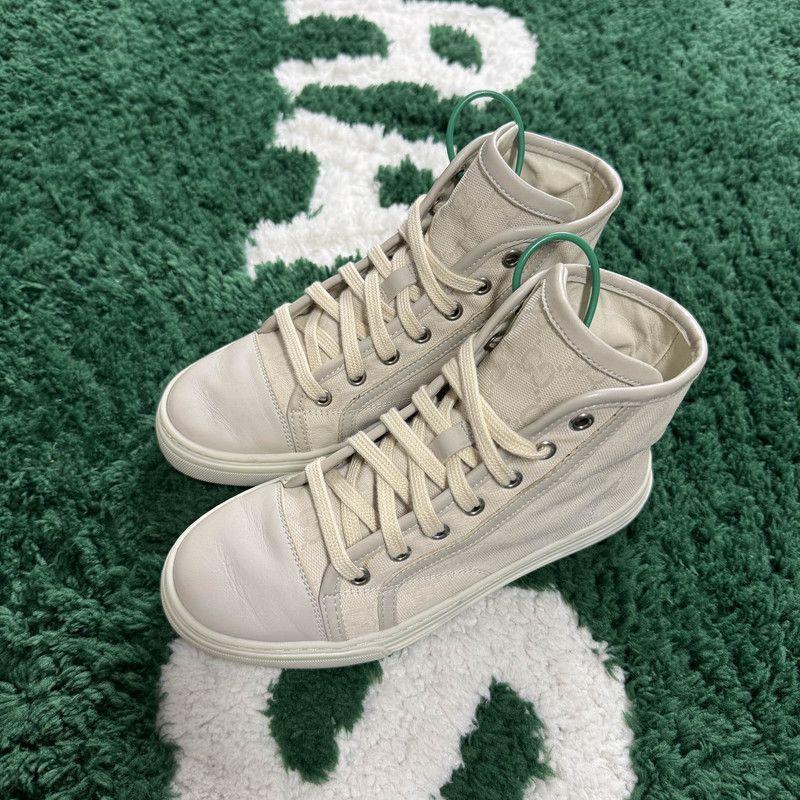 Gucci Monogram High-Top Canvas Sneakers for Women -2508 - Main Image