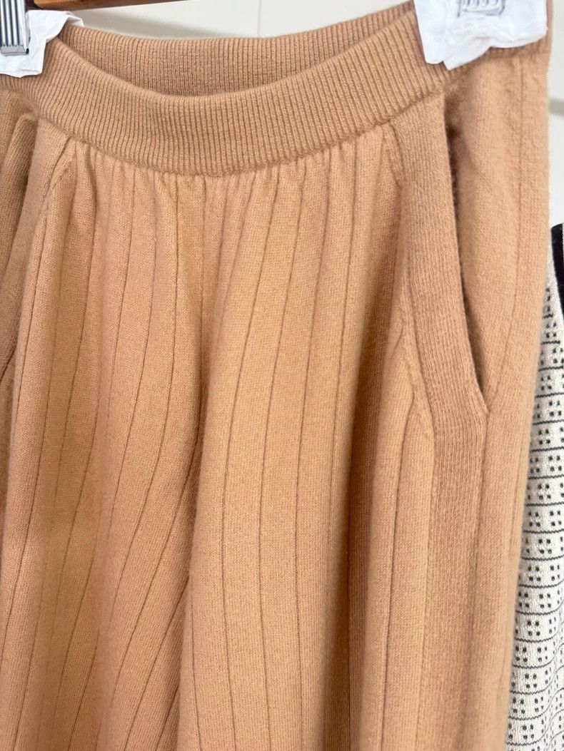 Loro Piana LORO PIANA Small cashmere wide leg pants Size 24" / US 00 / IT 34 - 3 Thumbnail