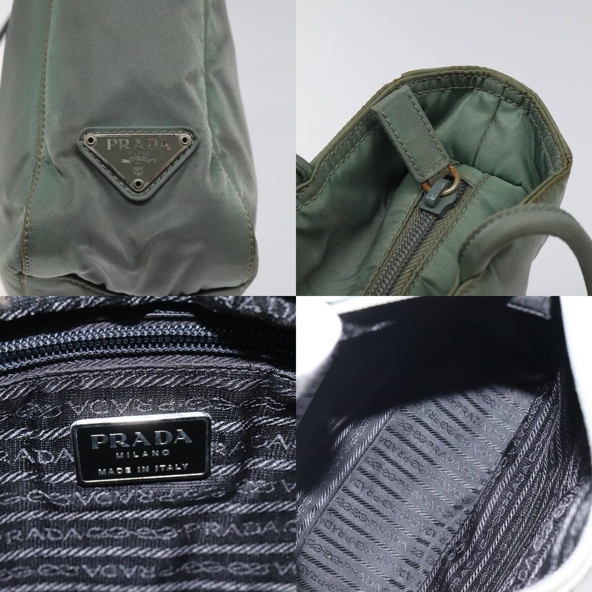 Prada PRADA Tote Bag Nylon Green Size ONE SIZE - 11 Thumbnail
