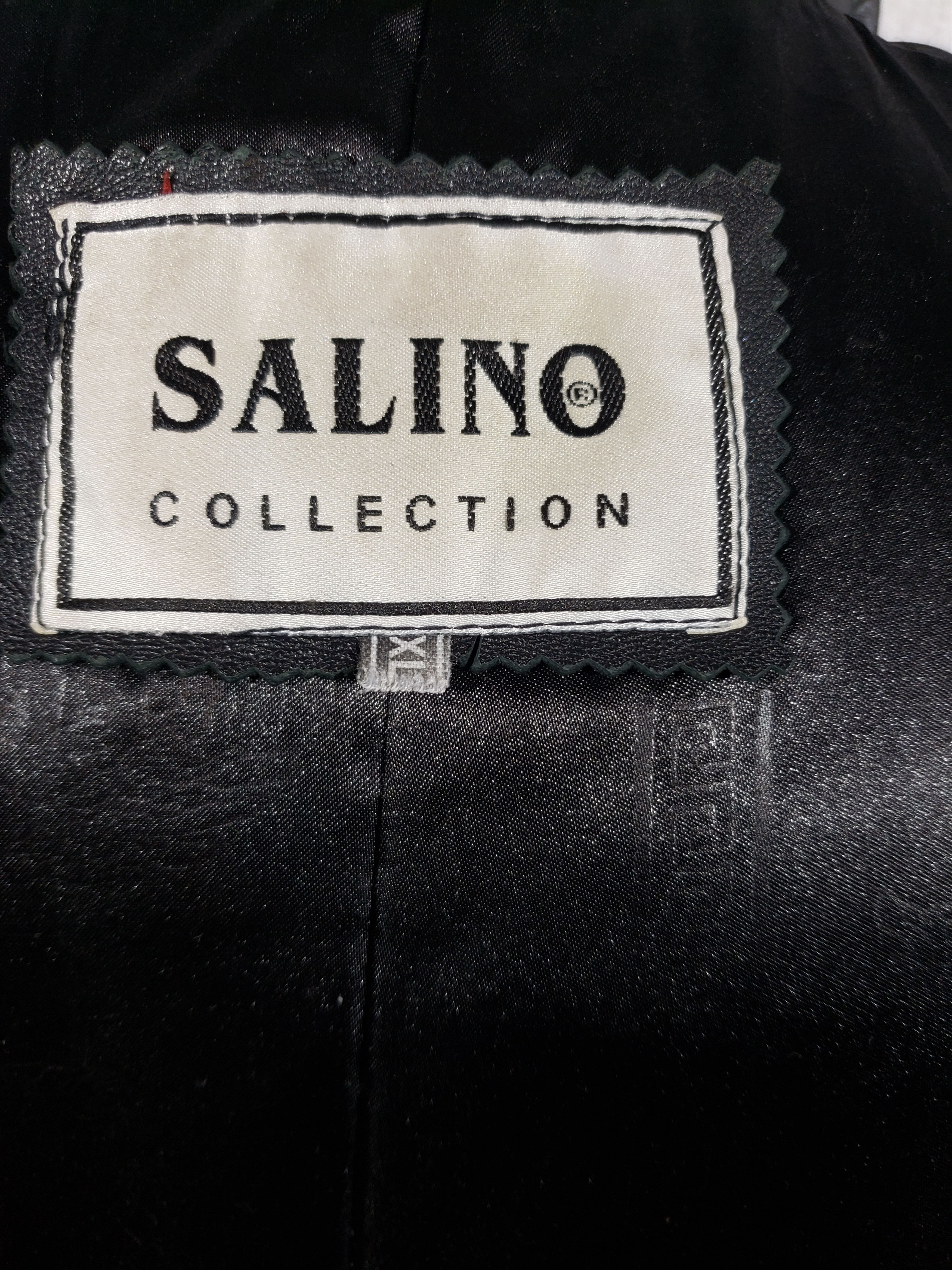 Other Women's black leather long jacket. Size XL / US 12-14 / IT 48-50 - 9 Thumbnail