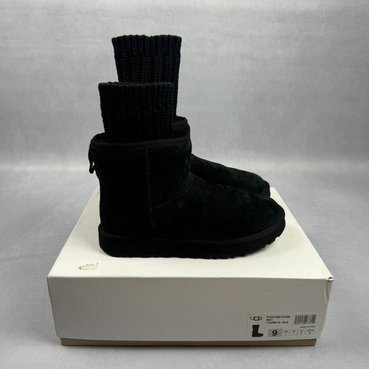 Sacai × Ugg FW18 Knit Classic Short Boots Size US 9 / IT 39 - 8 Thumbnail
