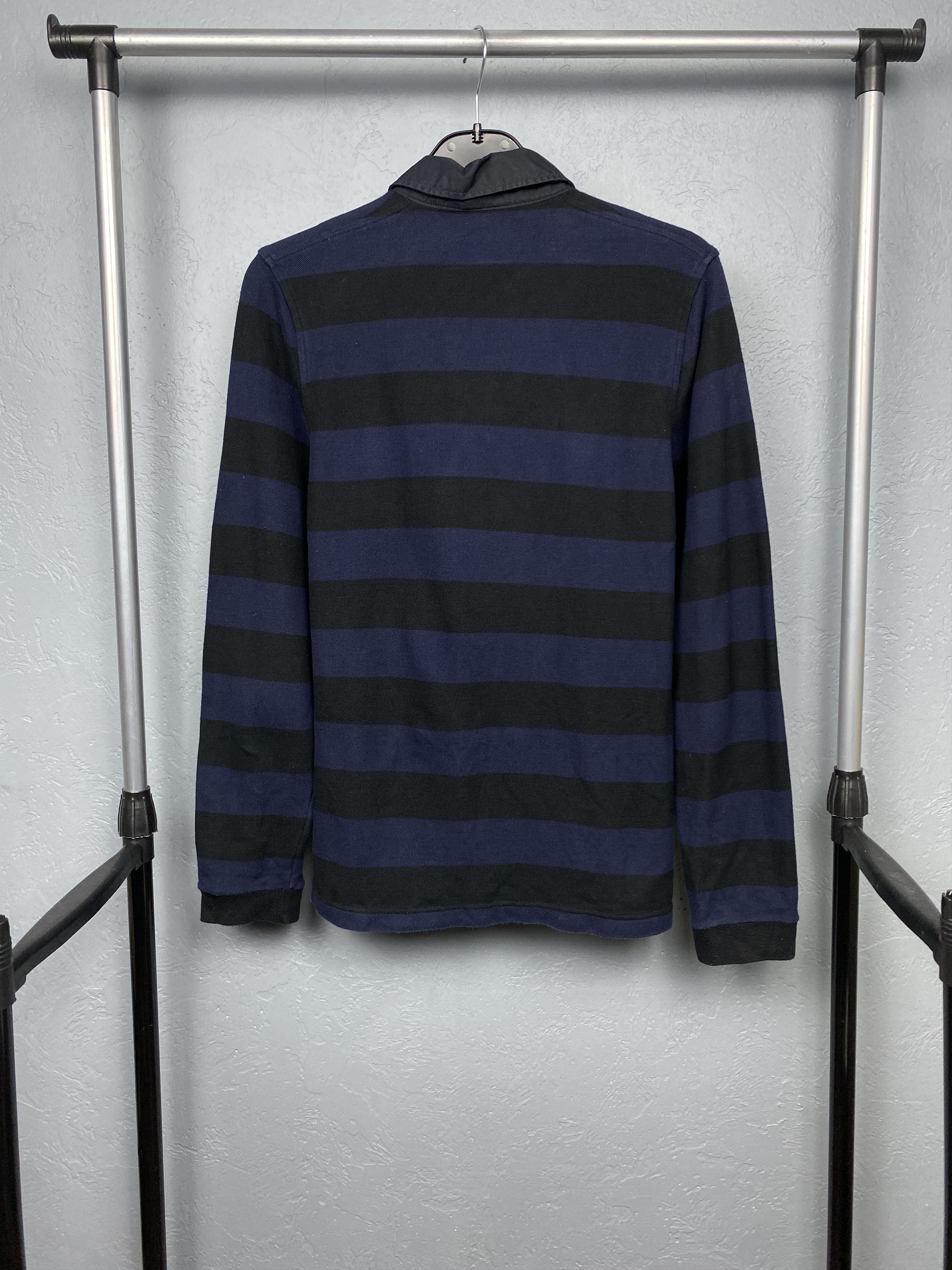 Lacoste × Vintage Lacoste Vintage Mens Long Sleeve Rugby Polo Shirt Size US S / EU 44-46 / 1 - 6 Thumbnail