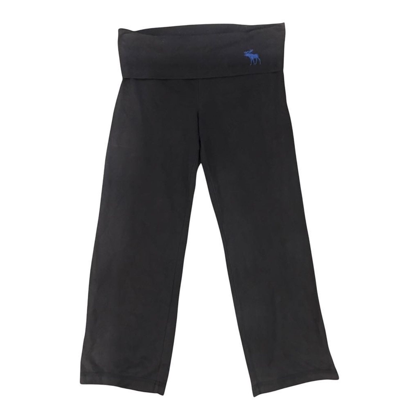 Abercrombie & Fitch VINTAGE Y2K Abercrombie Fold Over Yoga Pant Legging Capri XS Size 24" / US 00 / IT 34 - 4 Thumbnail
