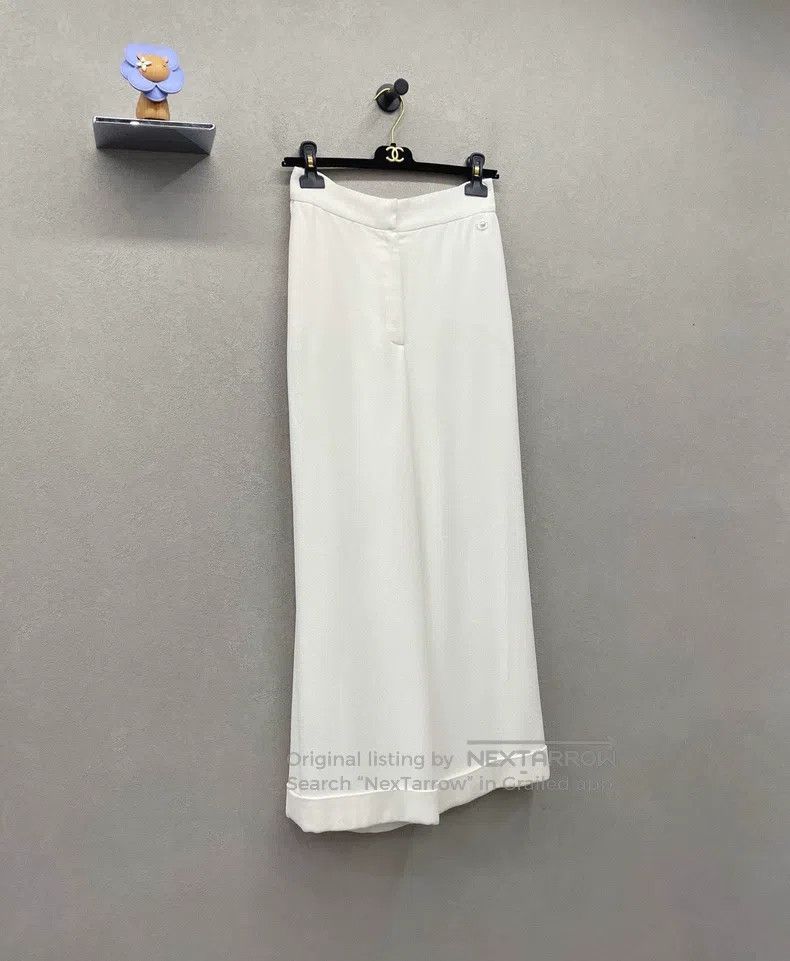 Chanel Chanel Wide-leg trousers Size 42" / US 20 - 3 Thumbnail