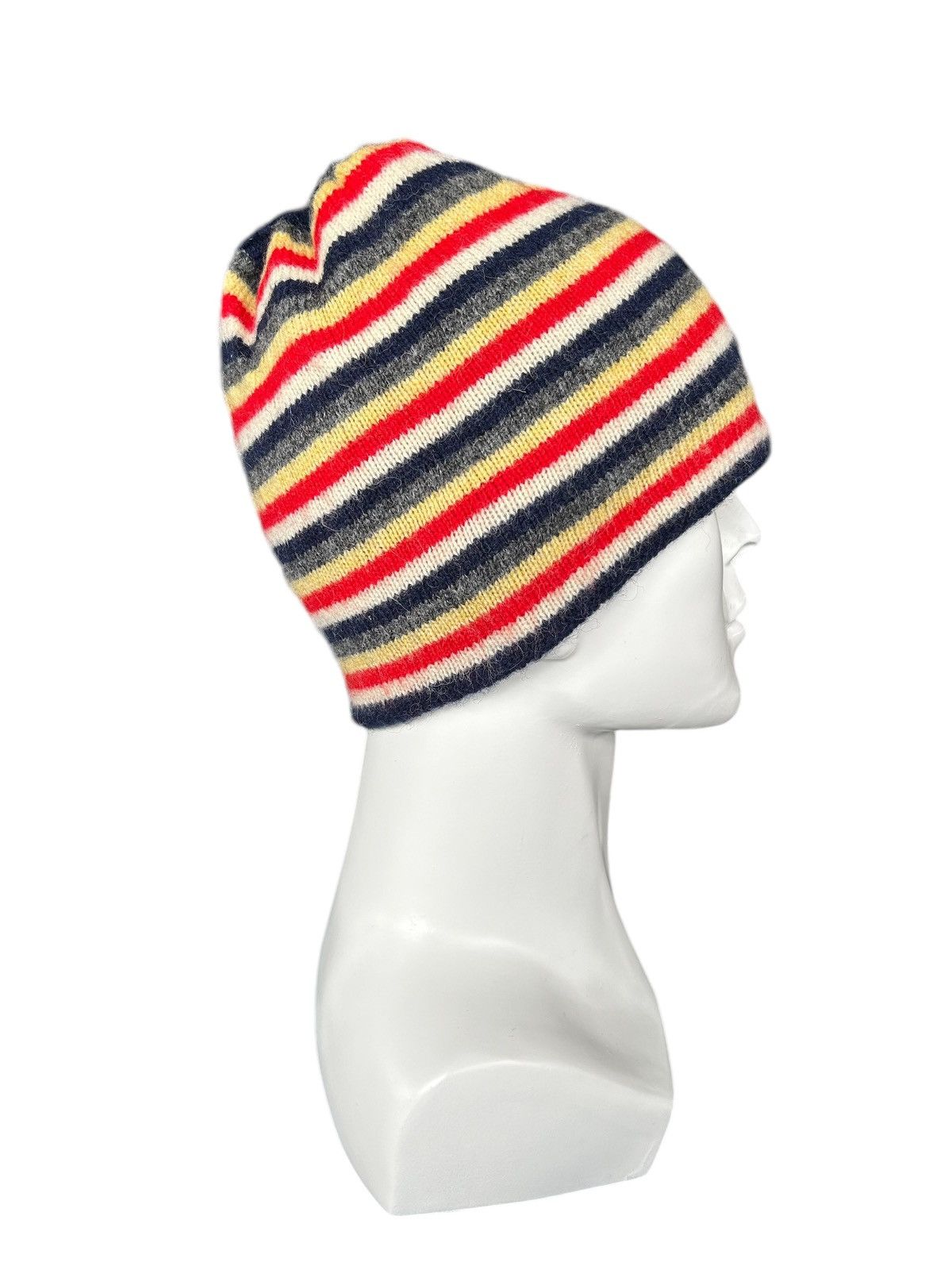DOG Striped hairy Vtg Style Beanie Hats ☠️☠️