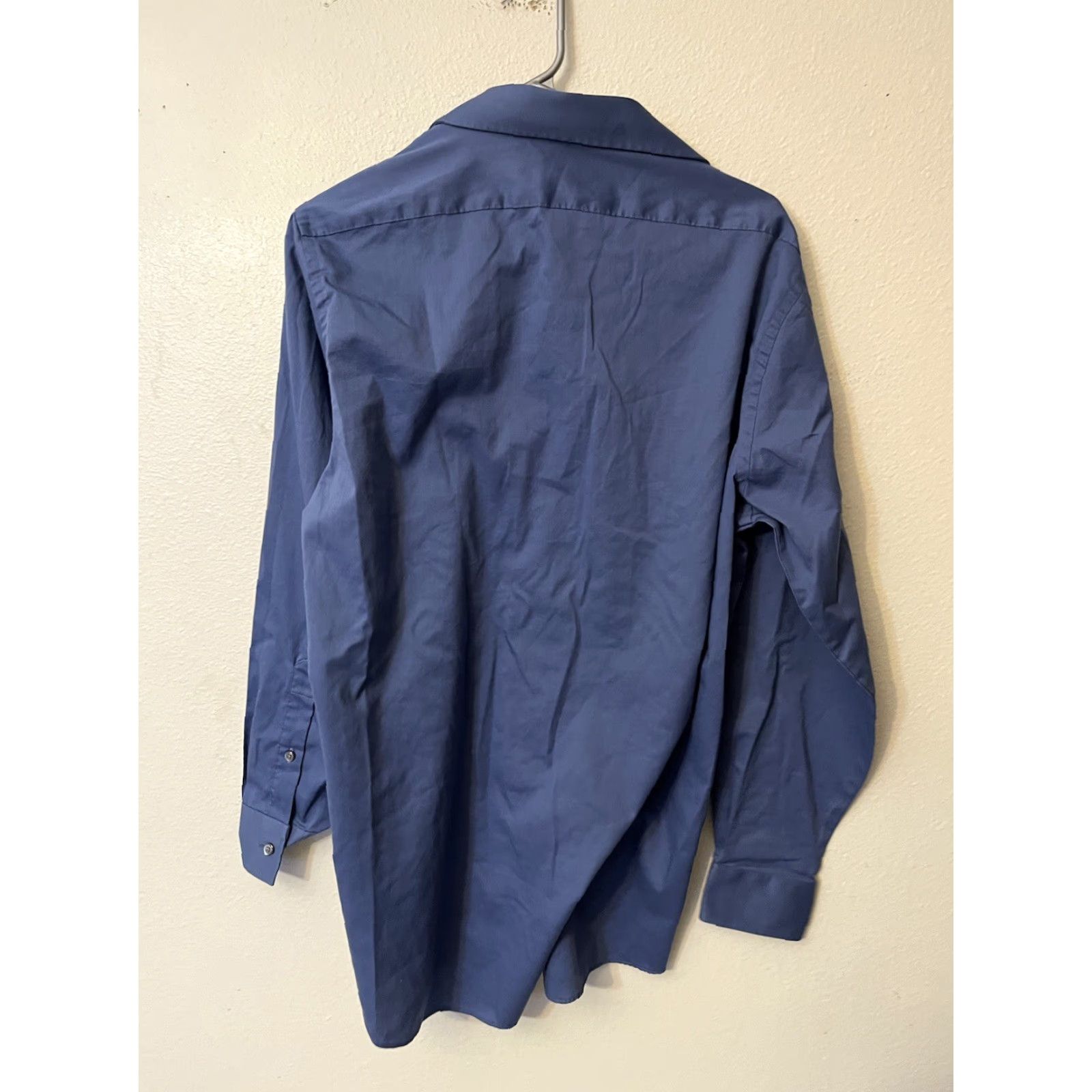 Van Heusen Van Heusen Button-Up Mens Shirt Blue 15.5 Regular Fit Long Sleeve Cotton Blend Pocketed Casual Business Workwear Regular Mens Size US M / EU 48-50 / 2 - 3 Thumbnail