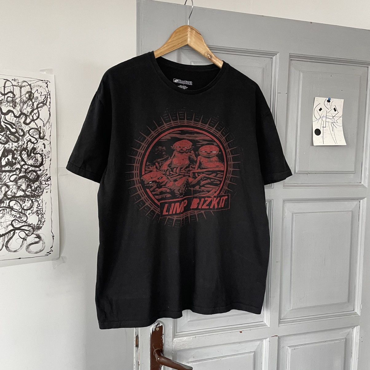 Band Tees × Vintage Vintage Limp Bizkit Nu Metal Rock T-shirt 00’s Y2K Size US L / EU 52-54 / 3 - 2 Thumbnail