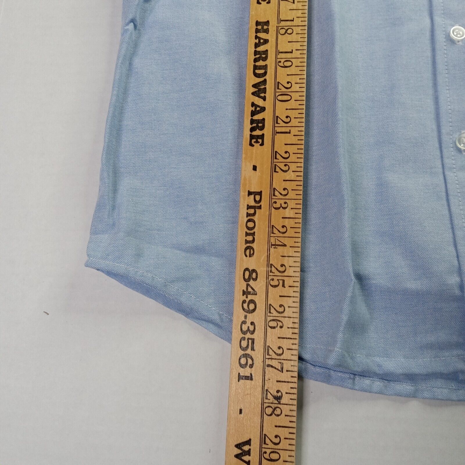 Dickies Vintage Dickies Womens Blue Oxford Button Work Shirt Size 10 Size L / US 10 / IT 46 - 7 Thumbnail