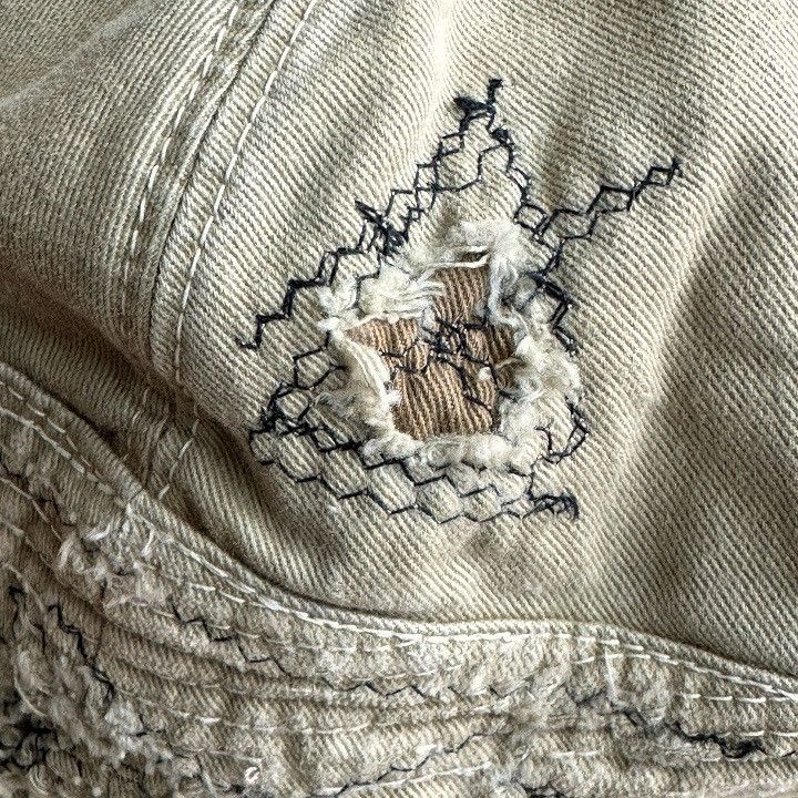 Kapital NWT KAPITAL Chino Old Man and the Sea HAT Crash Remake Beige Size ONE SIZE - 6 Thumbnail