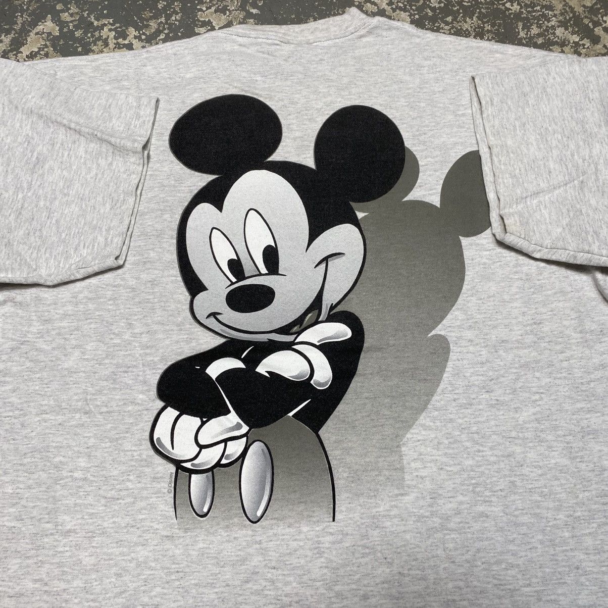 Mickey Mouse × Vintage Vintage Mickey Mouse Disney Cartoon Tshirt 90s USA Size US XL / EU 56 / 4 - 6 Thumbnail