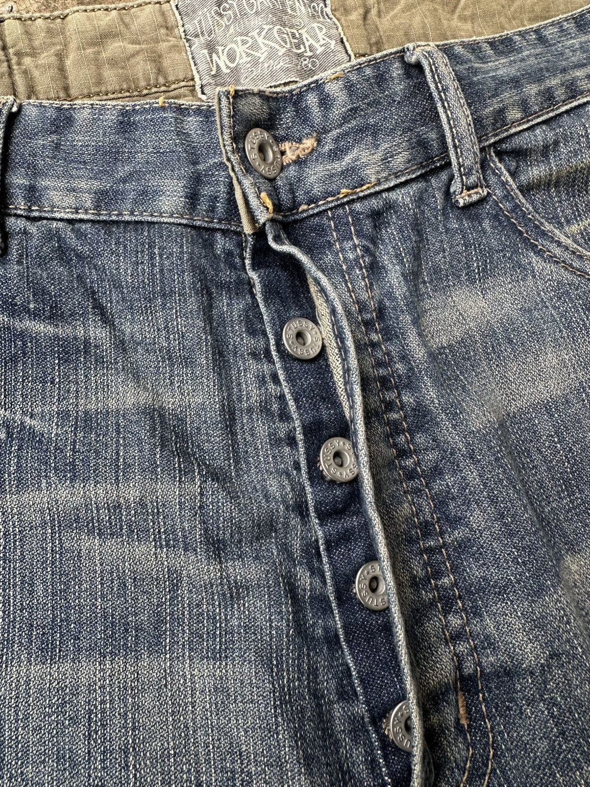 Stussy × Vintage Vintage Stussy Work Gear Jeans Size US 32 / EU 48 - 13 Thumbnail
