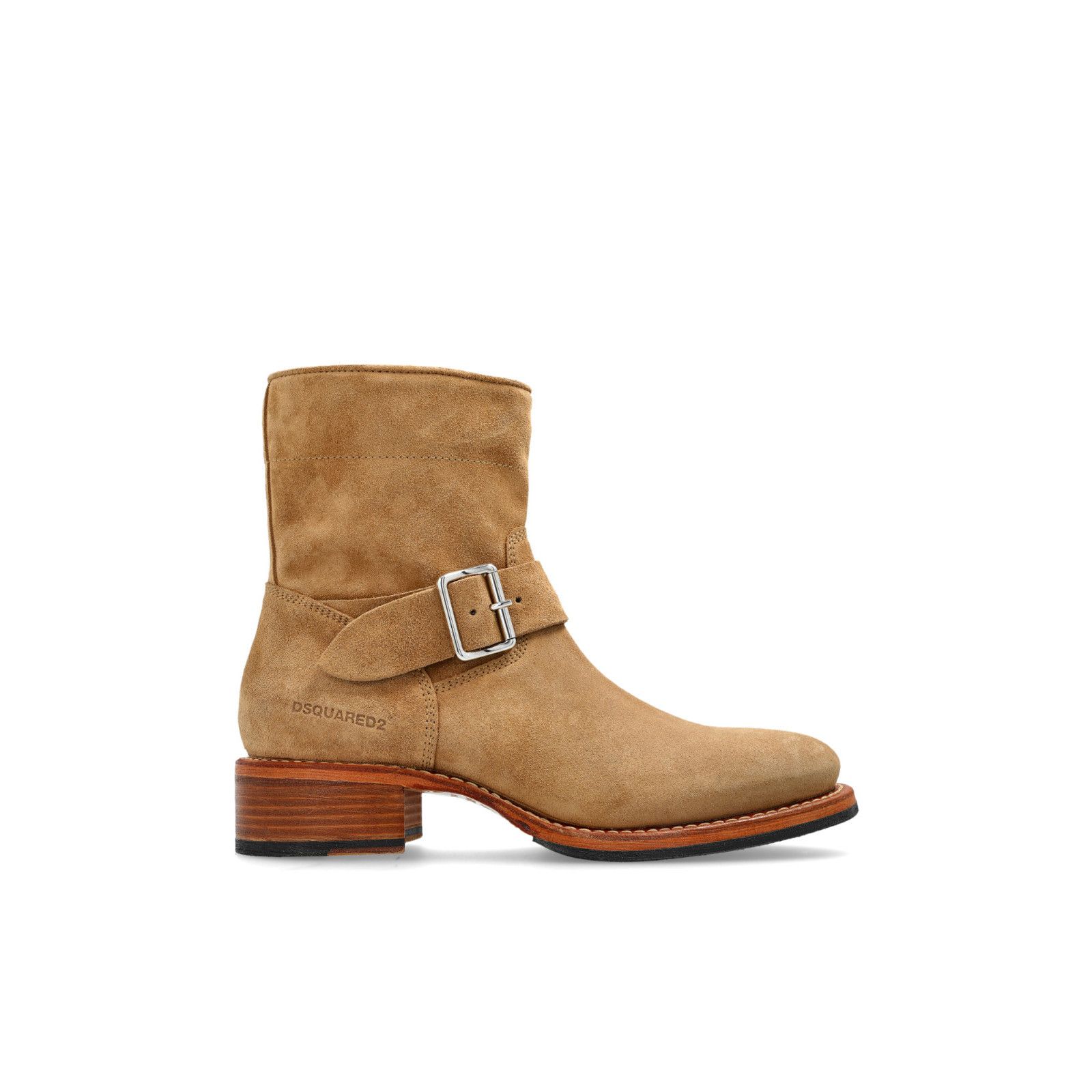 Dsquared2 DSQUARED2 Harley Beige Suede Ankle Boots New & Authentic (Me Size US 12 / EU 45 - 1 Thumbnail