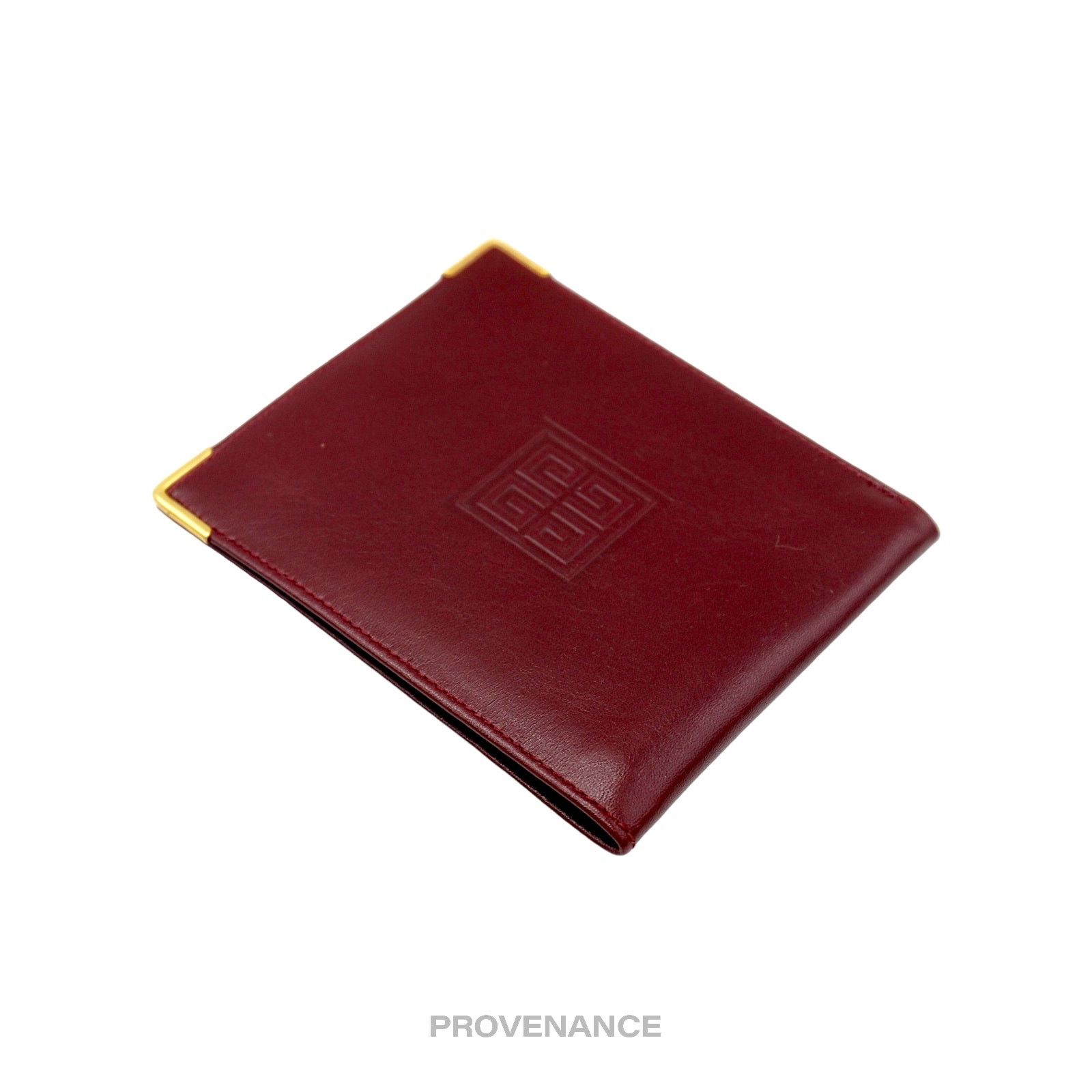 Givenchy 🔴 Givenchy Logo Bifold Wallet - Red Leather Size ONE SIZE - 4 Thumbnail