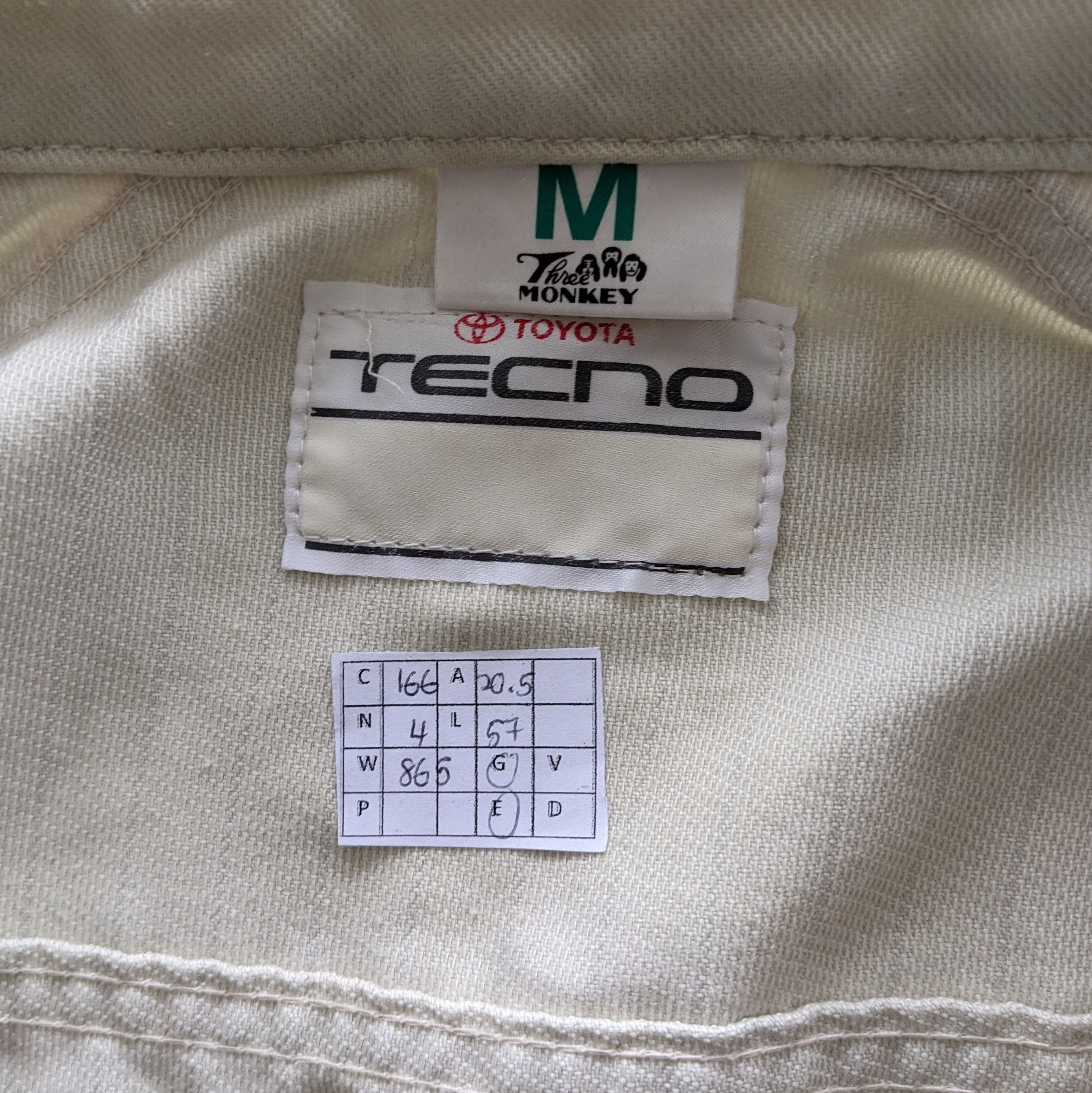 Vintage Vintage TOYOTA COROLLA Tecno Coverall Workwear Jacket Size US M / EU 48-50 / 2 - 11 Thumbnail