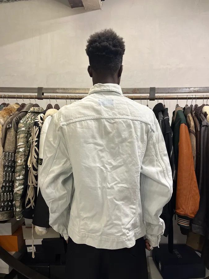 Maison Margiela SS2020 Maison Margiela Stonewashed White Denim Jacket Size US M / EU 48-50 / 2 - 3 Thumbnail