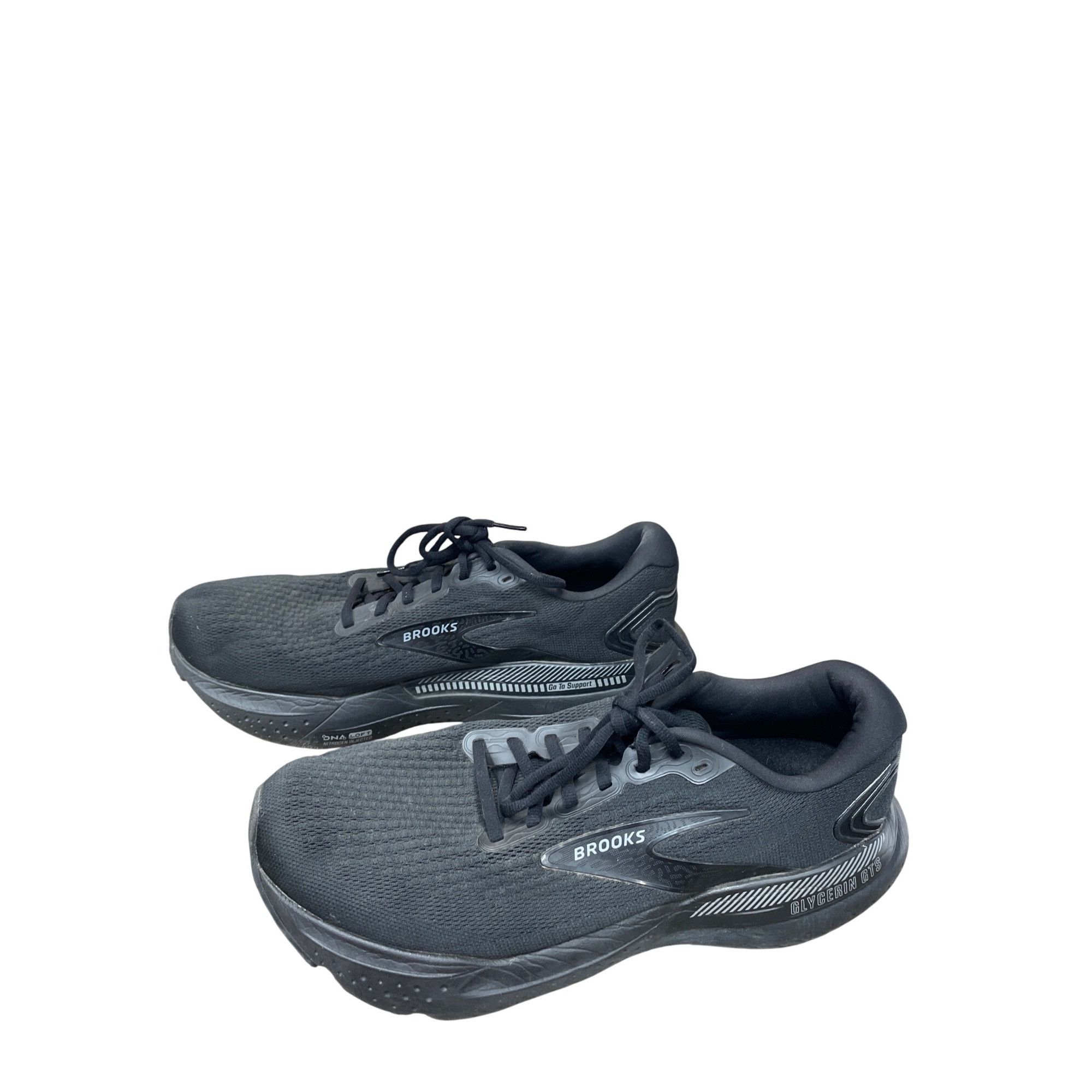 Brooks Brooks Glycerin 21 GTS Mens triple black Running sneakers SZ Size US 12 / EU 45 - 3 Thumbnail