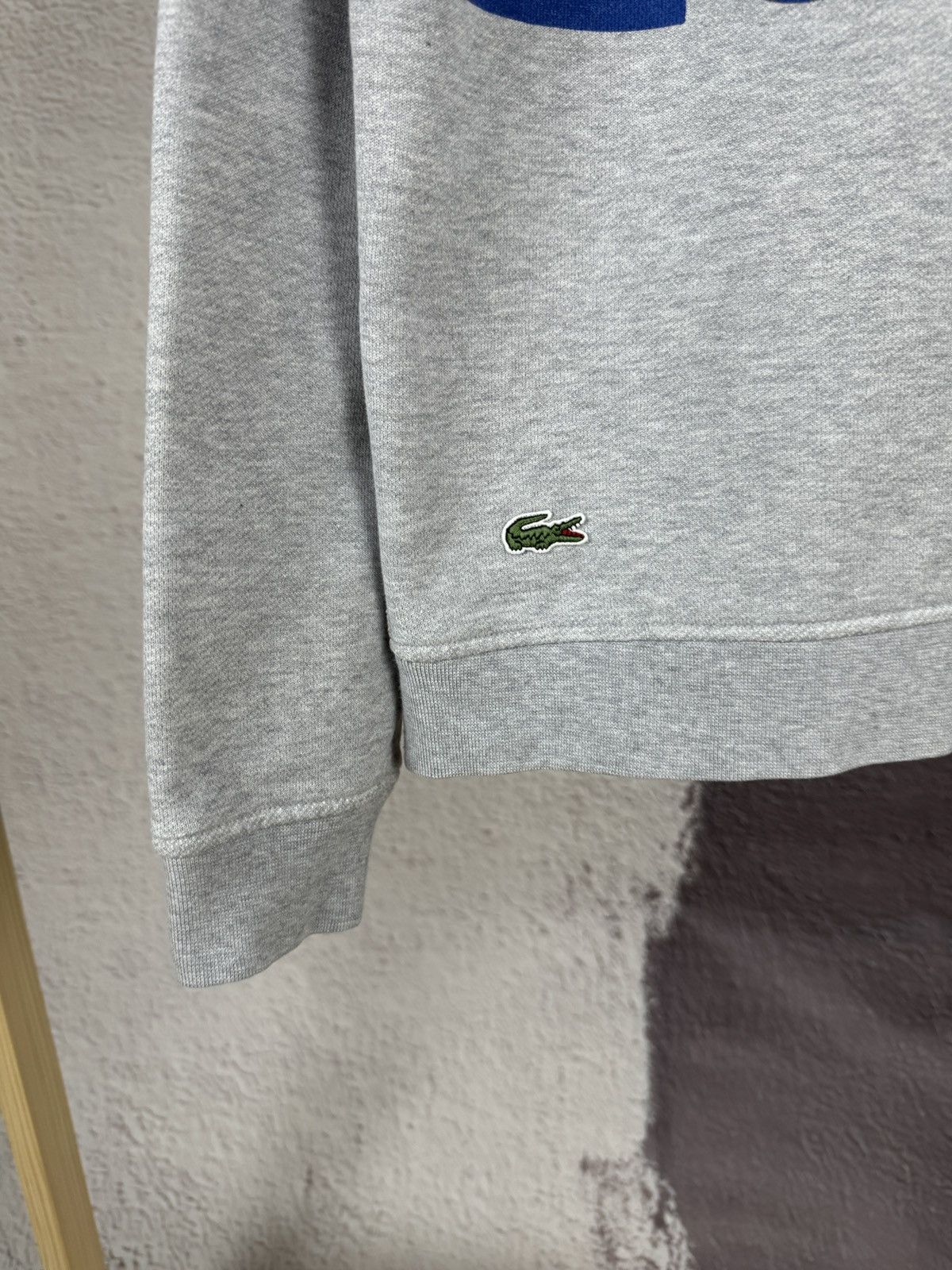 Lacoste Lacoste Live grey big logo sweatshirt Size US M / EU 48-50 / 2 - 6 Thumbnail