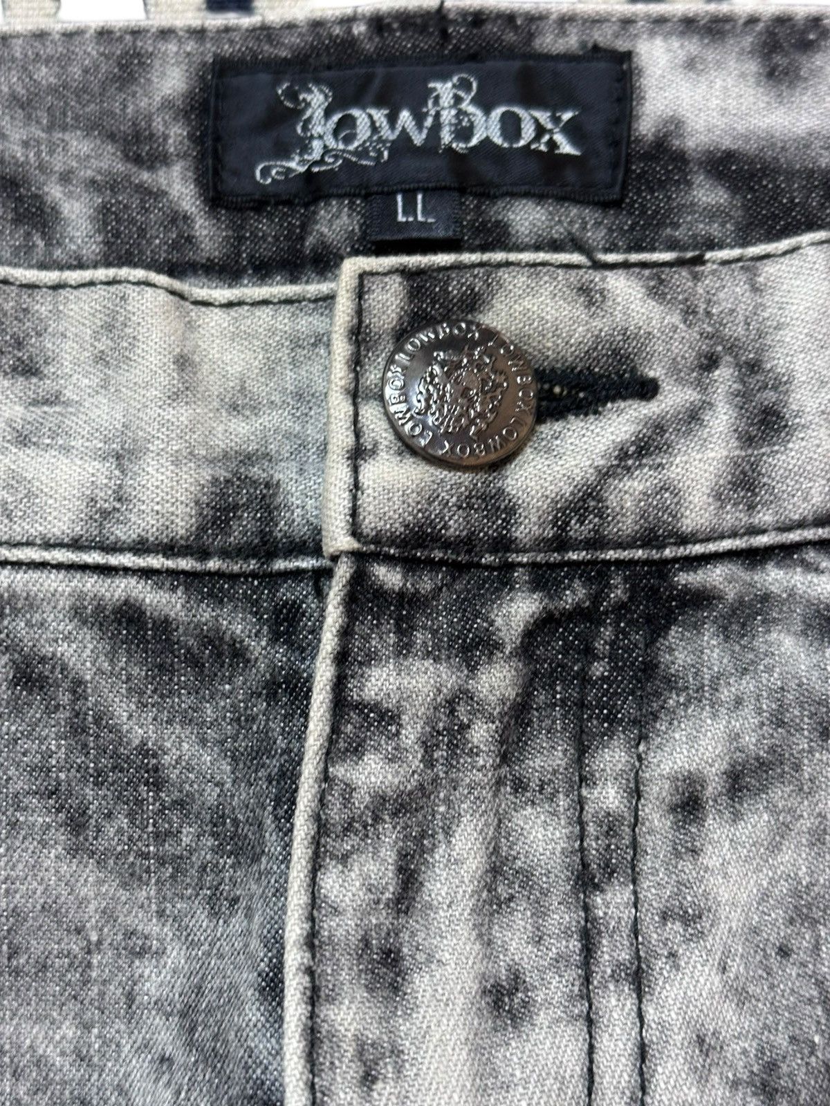LOWBOX Vintage Lowbox Burnt Ashes Baggy Wide Leg Denim Size US 34 / EU 50 - 7 Thumbnail