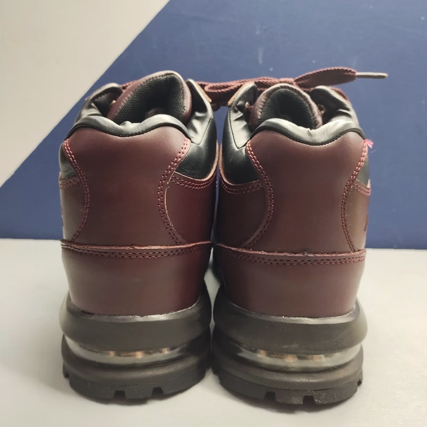 Vintage VINTAGE Mountain Gear D-Day LE 2 Boots Mens 11.5 Burgundy Black Leather Lace Up 31635121 Size US 12 / EU 45 - 5 Thumbnail
