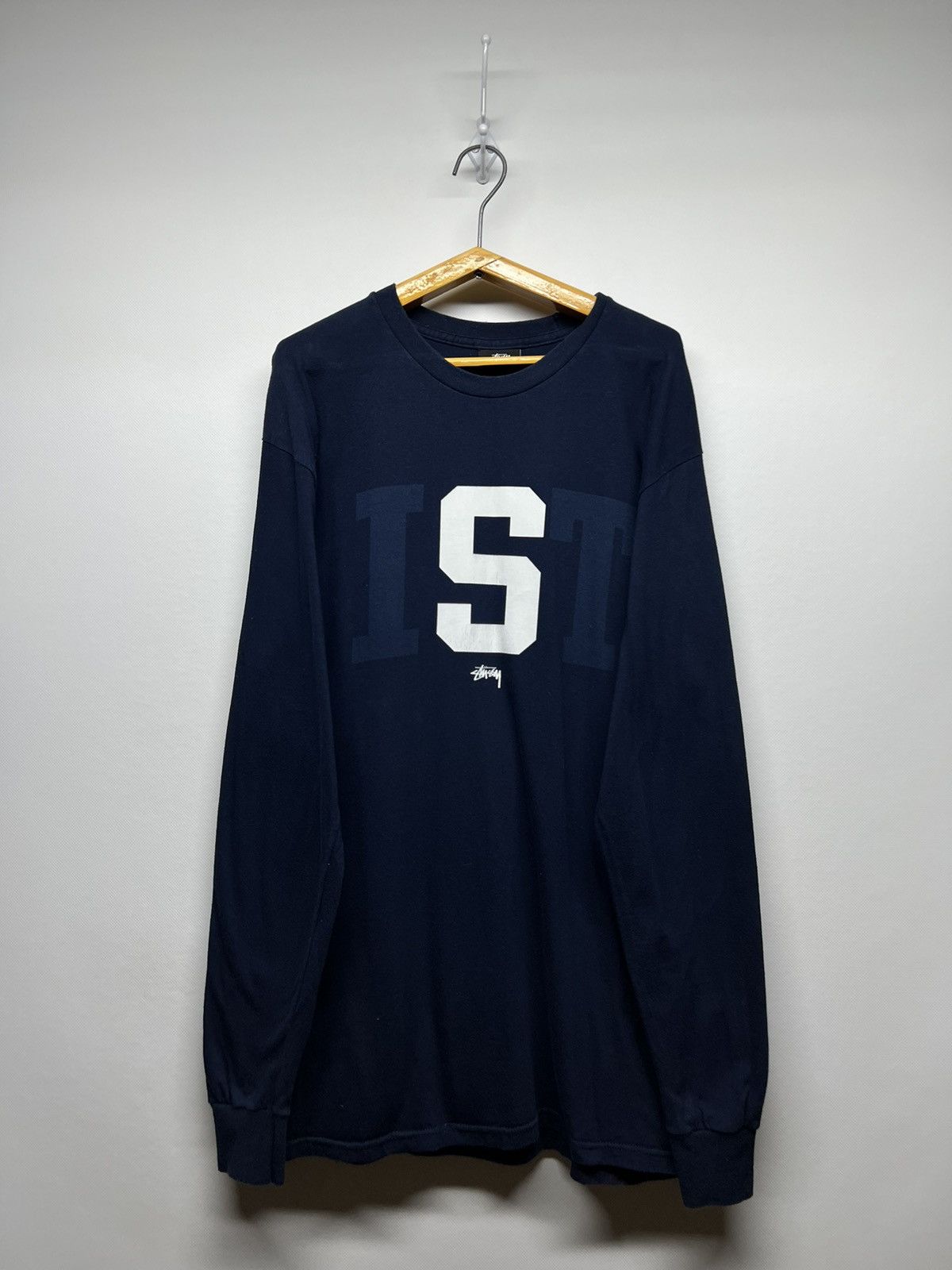 Stussy Vintage Y2k Stussy IST 💙 Big Logo Long Sleeve 00’s Size US M / EU 48-50 / 2 - 2 Thumbnail