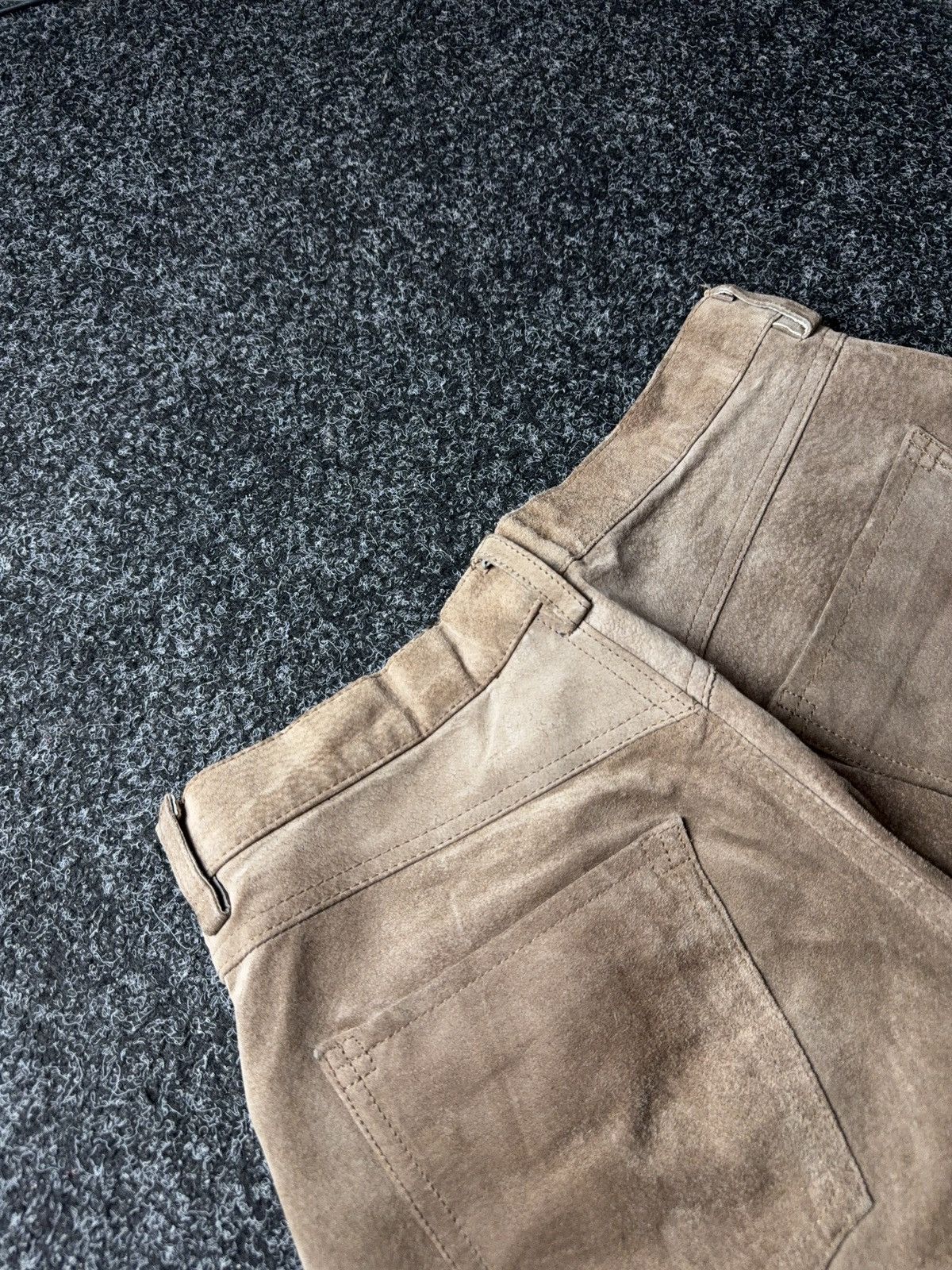 Genuine Leather Vintage 00s Retro Western Cowboy Leather Chrome Style Pants Size US 30 / EU 46 - 18 Thumbnail