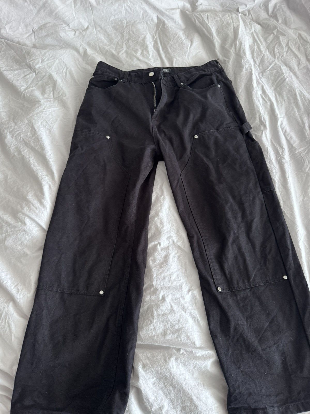 Japanese Brand Cargo Pants Black Size US 36 / EU 52 - 1 Thumbnail