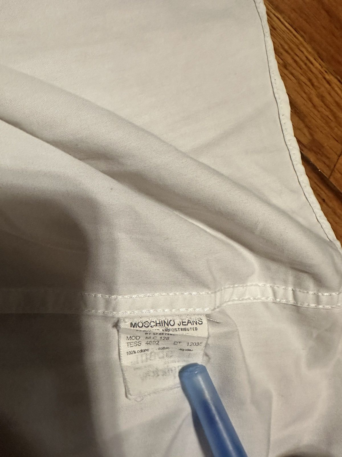Moschino Moschino Customers Wanted Logo Button Up Size US XXL / EU 58 / 5 - 5 Thumbnail